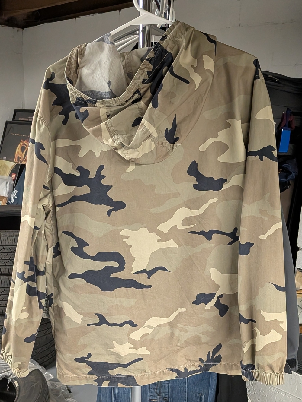 PacSun Beige Lightweight Jacket with Black Label
